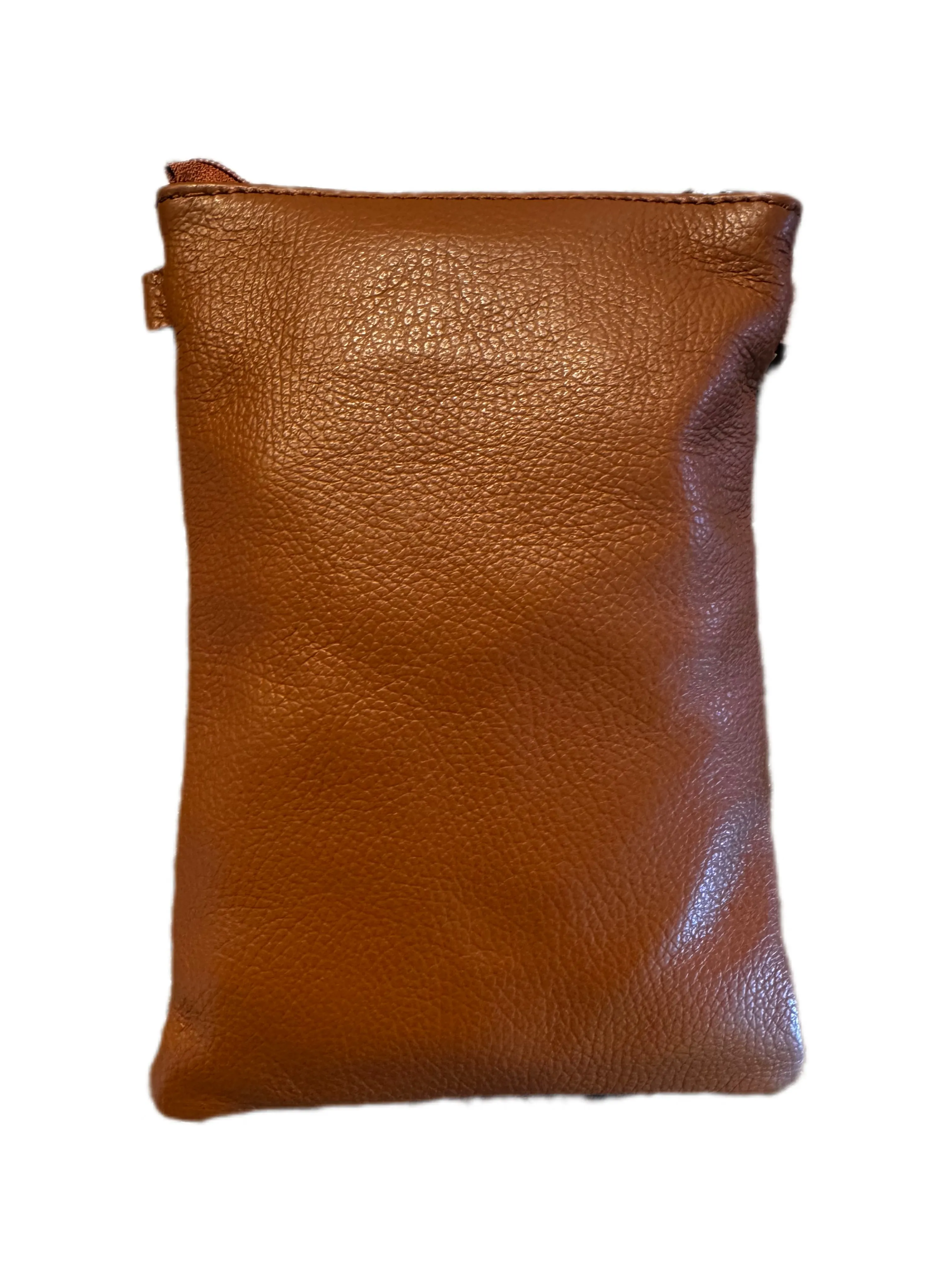 135236 Cesena Tan Leather Phone Bag