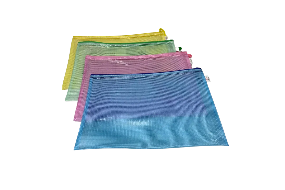 A4 Zipper Netting Case / Mesh Bag