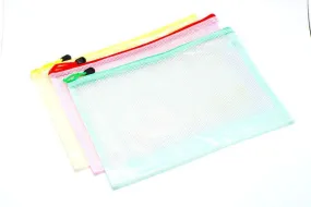 A4 Zipper Netting Case / Mesh Bag