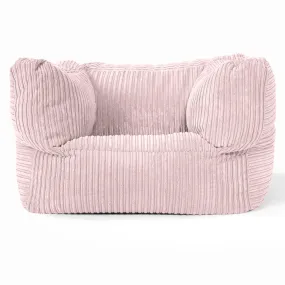 Albert Bean Bag Armchair - Cord Blush Pink