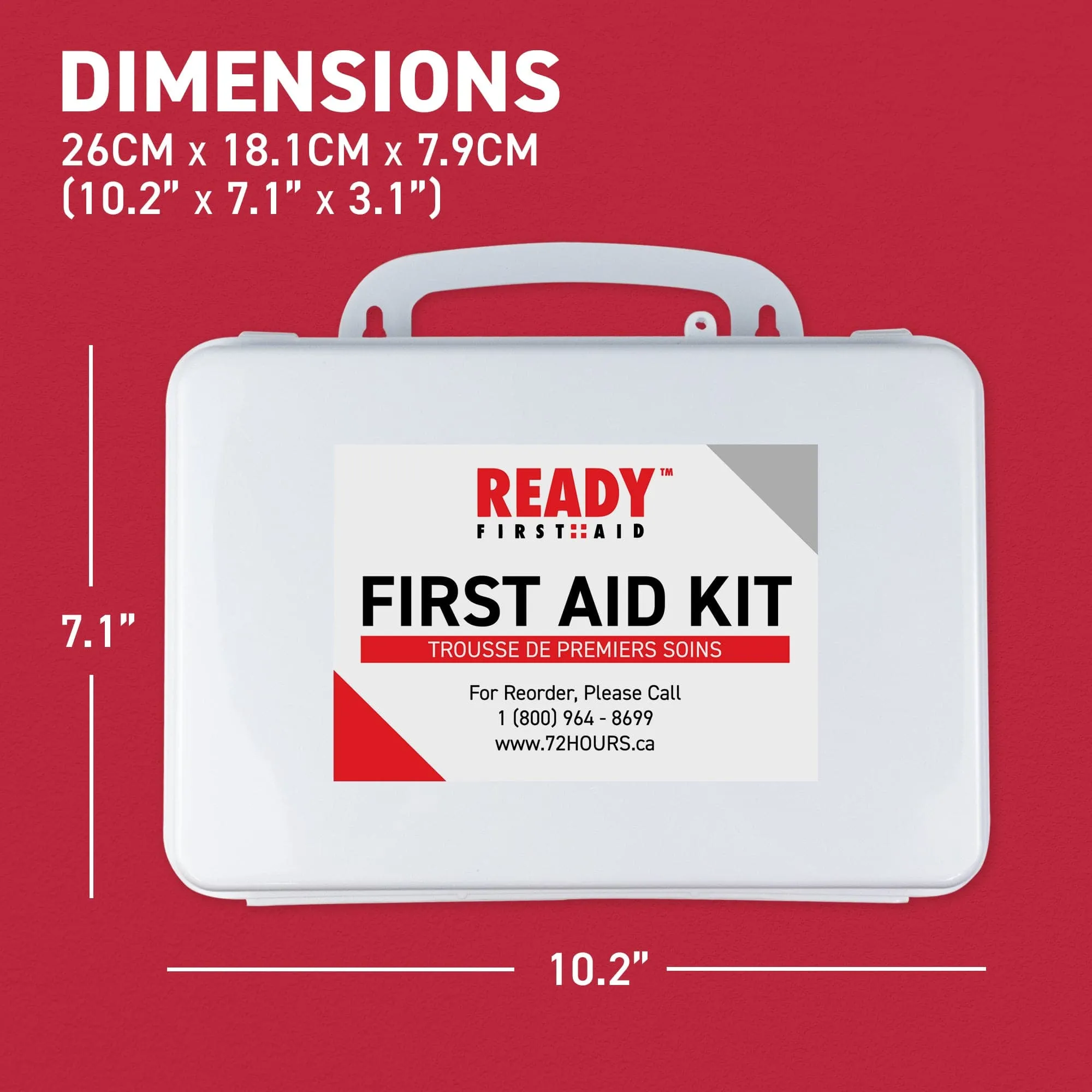 Alberta Type P First Aid Kit with Plastic Box