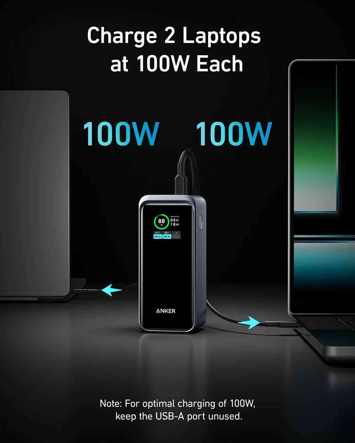 Anker Prime 20,000mAh Power Bank (200W) Series 7 - Black