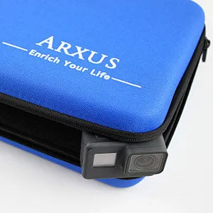 Arxus Waterproof Carrying Case for Gopro Hero 6, 5, 4, 3 , 3, 2, 1 Action Cameras and Accessories