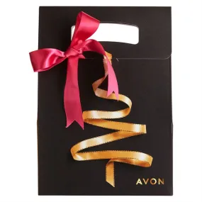 Avon Black & Gold Gift Bag