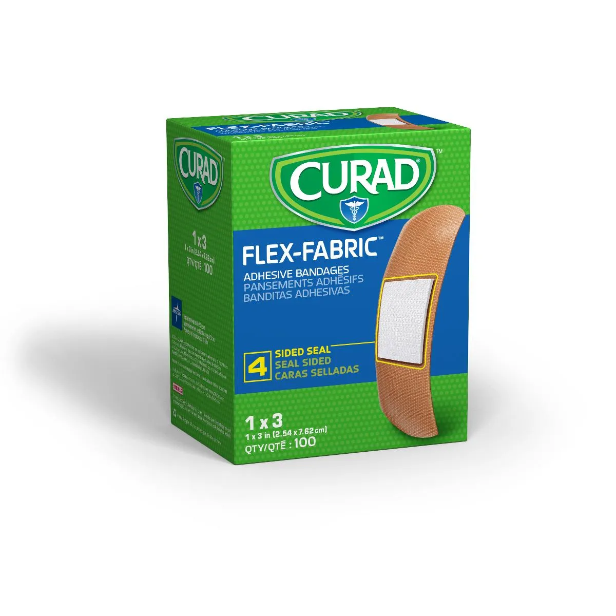 Bandage Flex Fabric 1"x3"Box of 100