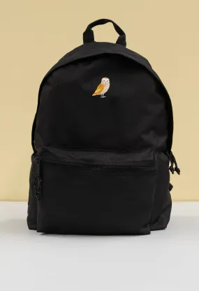 barn owl recycled backpack