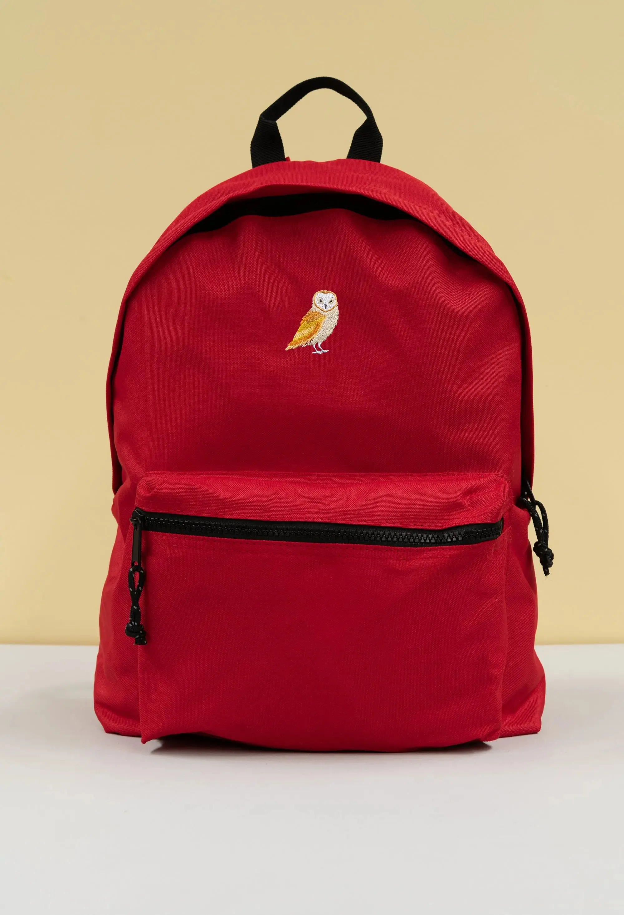 barn owl recycled backpack