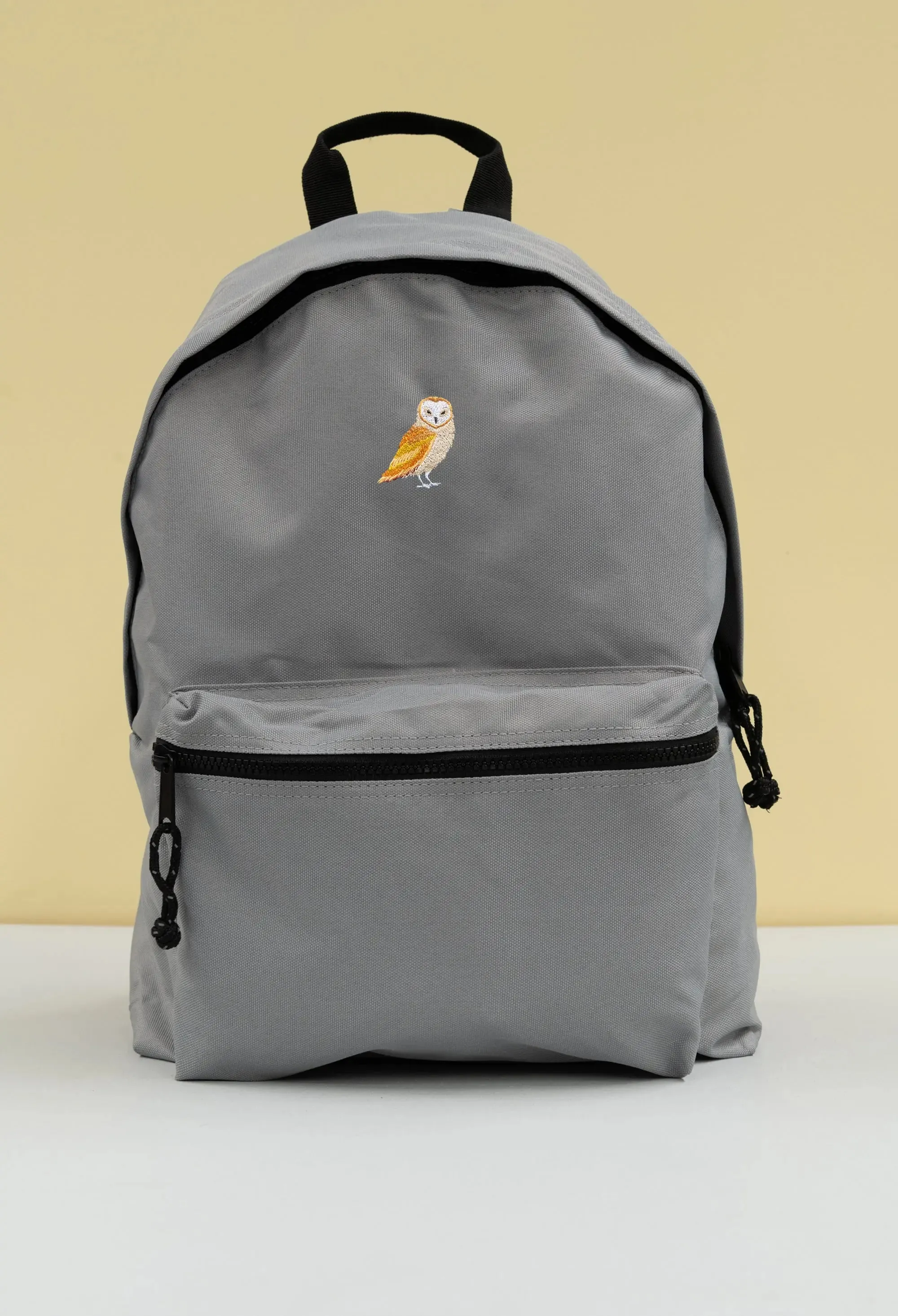 barn owl recycled backpack