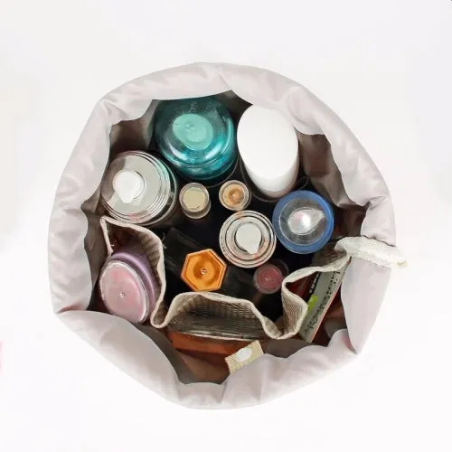 Barrel Cosmetic Makeup Bag