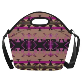 Between the Mountains Berry Neoprene Lunch Bag/Large