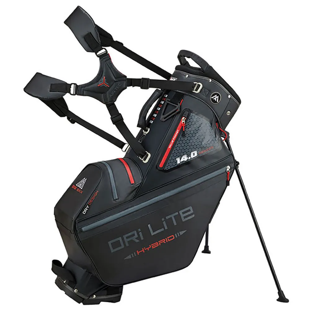 Big Max Dri-Lite Hybrid Tour Waterproof Stand Bag - Black