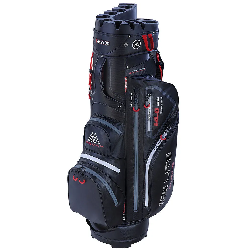 Big Max Dri Lite Silencio Waterproof Cart Bag - Black