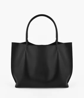 Black tote bag