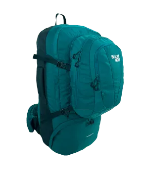 Black Wolf - Fulham II 60 Backpack - Quetzal Green/Sea Moss