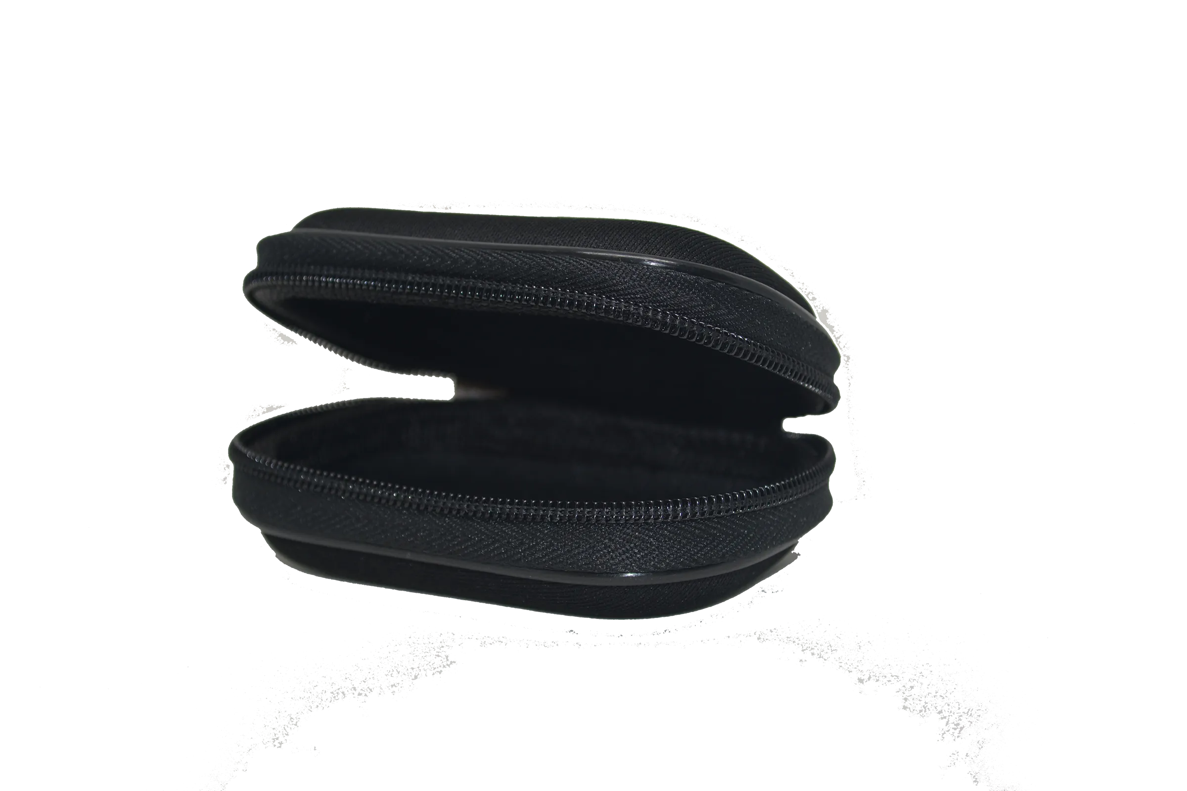 Black Zippered Hearing Aid Case - Unlabeled