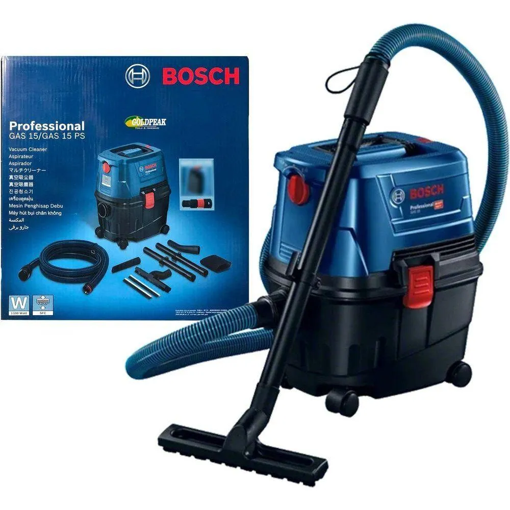 Bosch GAS 15 Wet & Dry Vacuum 15L 1100W