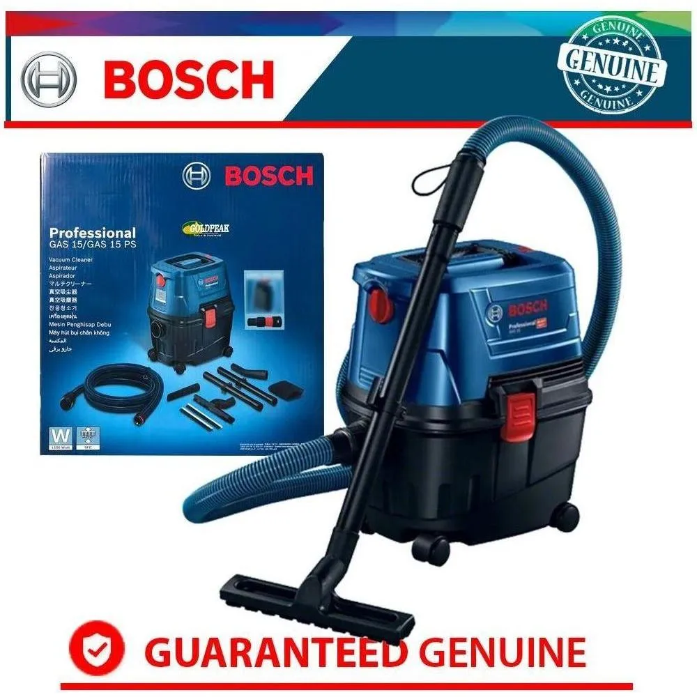 Bosch GAS 15 Wet & Dry Vacuum 15L 1100W