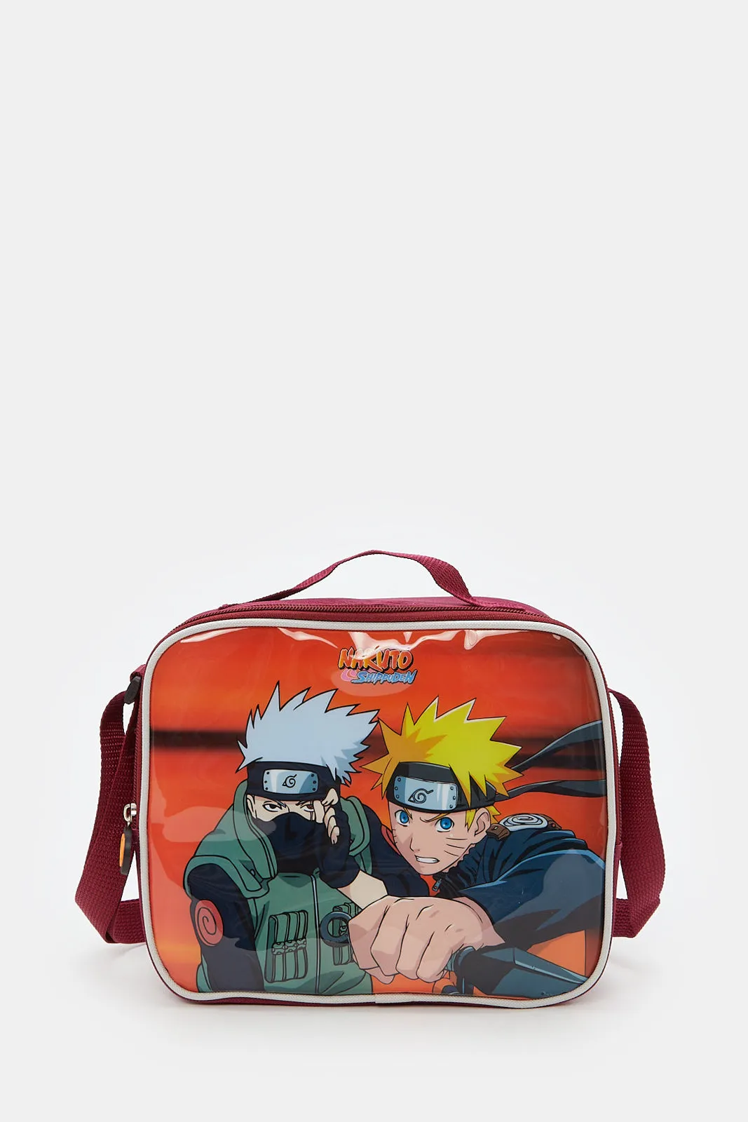 Boys Red Naruto Print Trolley Set (5 Piece)