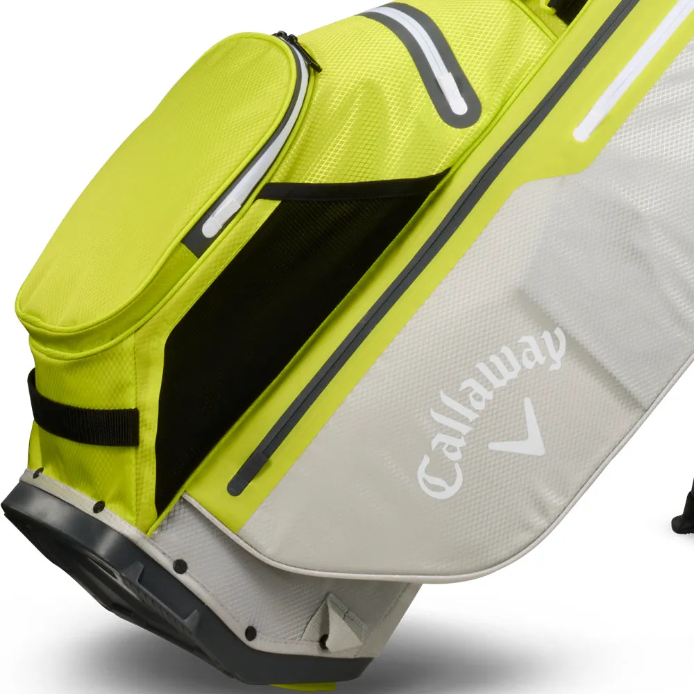 Callaway Fairway Plus HD Waterproof Stand Bag - Floral Yellow/Grey/Graphite