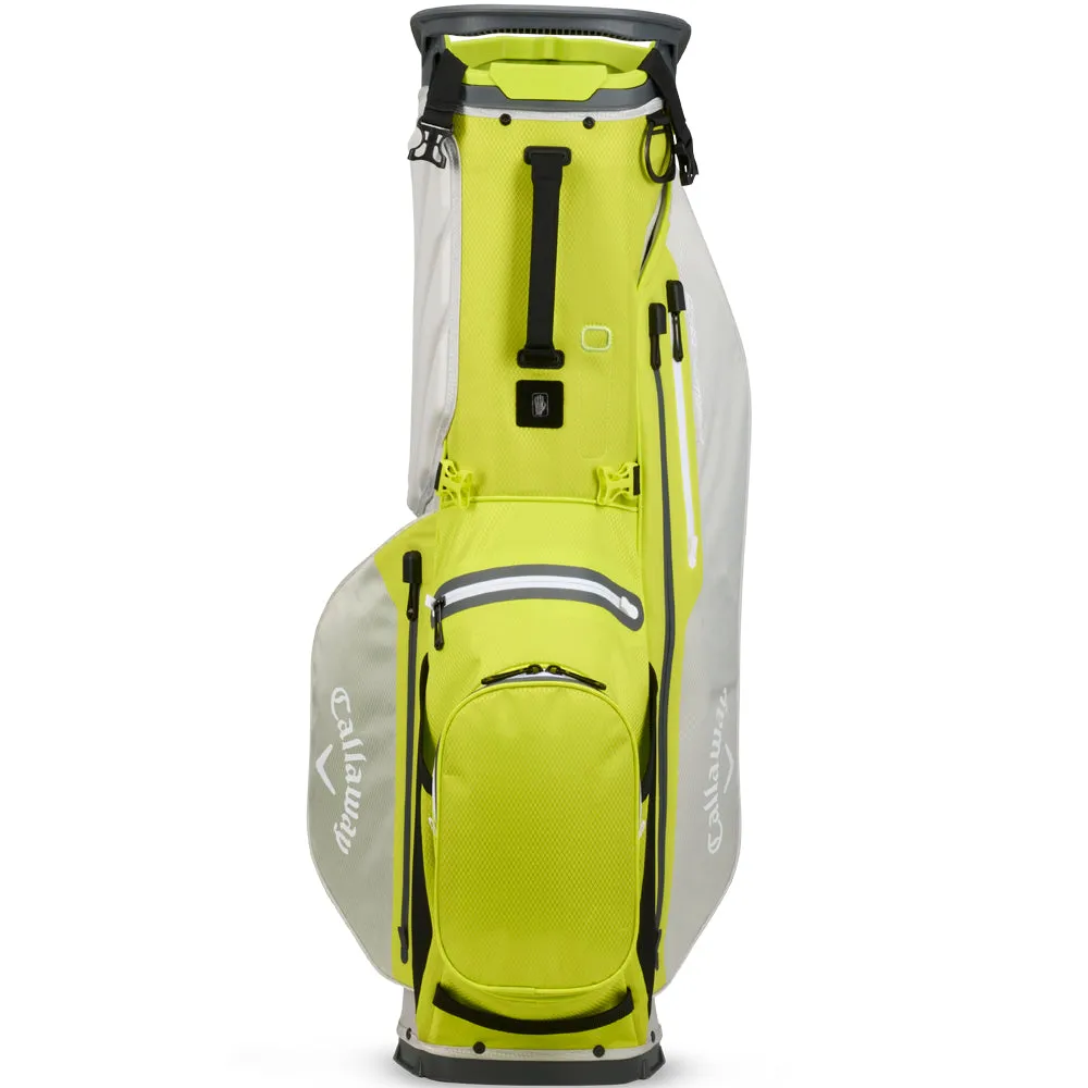 Callaway Fairway Plus HD Waterproof Stand Bag - Floral Yellow/Grey/Graphite