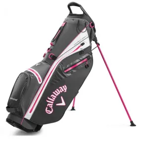 Callaway Hyper Dry C Stand Bag - Charcoal/Pink