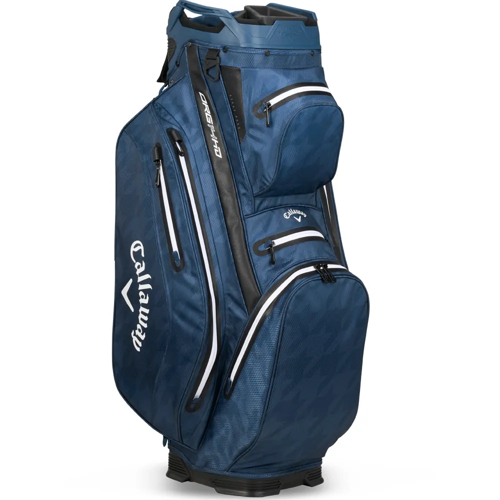 Callaway Org 14 HD Waterproof Cart Bag - Navy Houndstooth