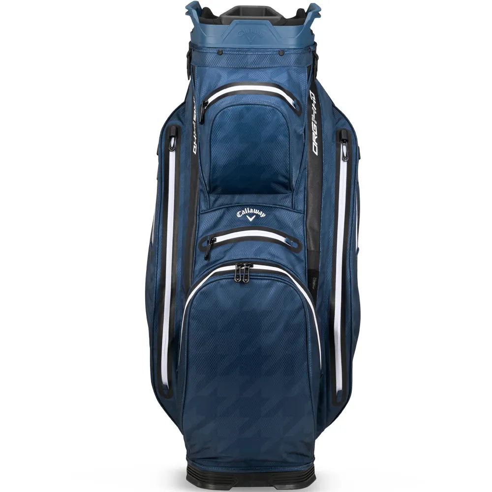 Callaway Org 14 HD Waterproof Cart Bag - Navy Houndstooth