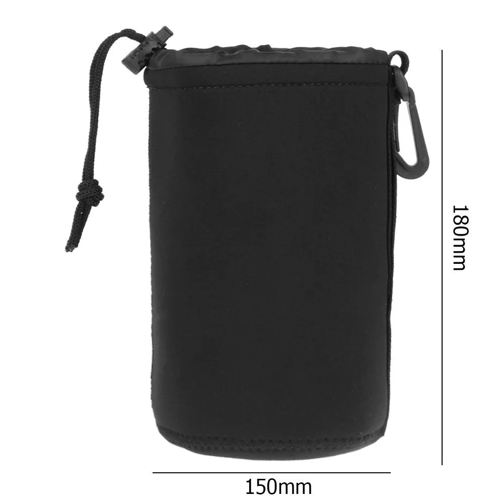 Camera Lens Pouch Bag Neoprene Waterproof Soft Video Camera Lens Pouch Bag Case For Canon Sony for Most Digital SLR Camera