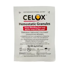 Celox First Aid Hemostatic Granules 2g Sachet