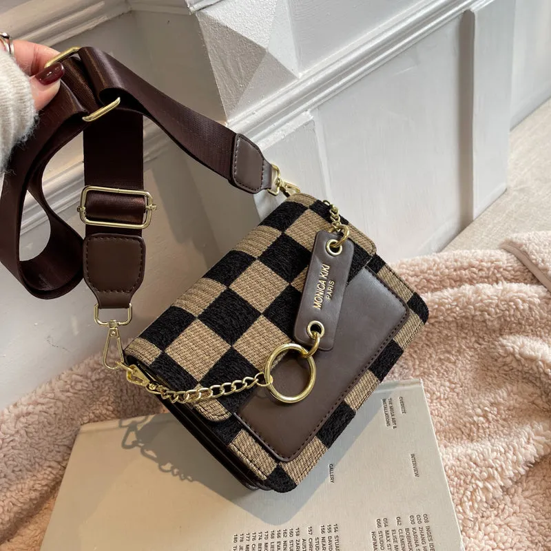 Checkerboard Mini Design Handbag