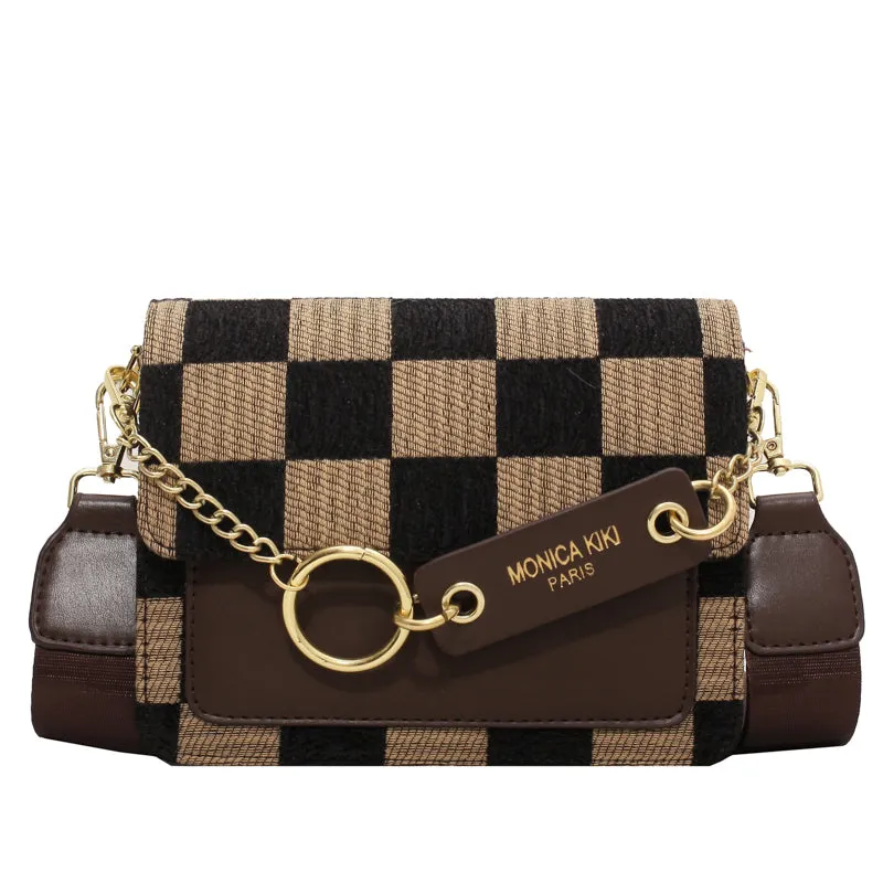 Checkerboard Mini Design Handbag