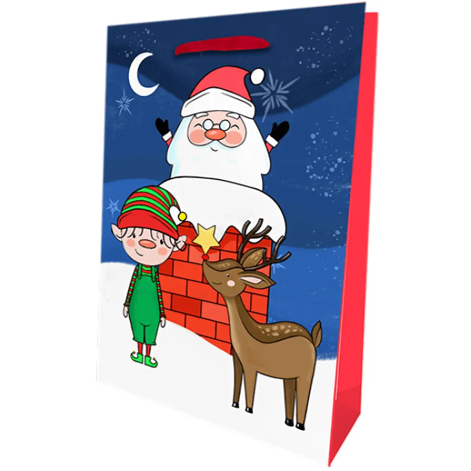 Christmas Jumbo Portrait Large Gift Bag (Design Options)