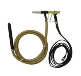 Clemco Sandblast Power Gun w/ 16-ft Air & Material hose (NO HOPPER & CART)