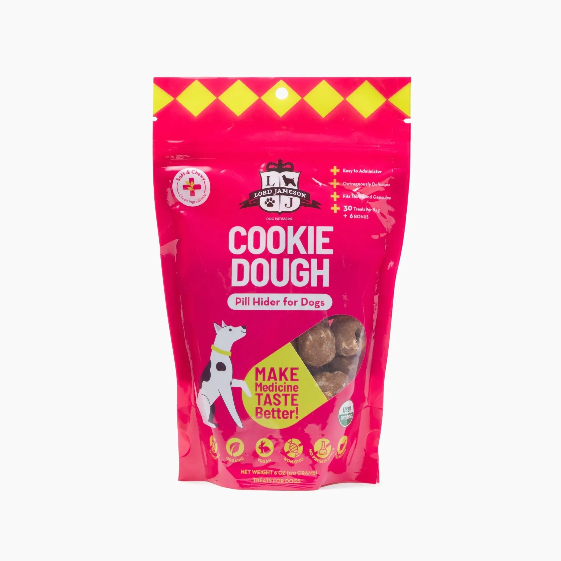 Cookie Dough Organic Pill Hider Dog Treats | 6 oz