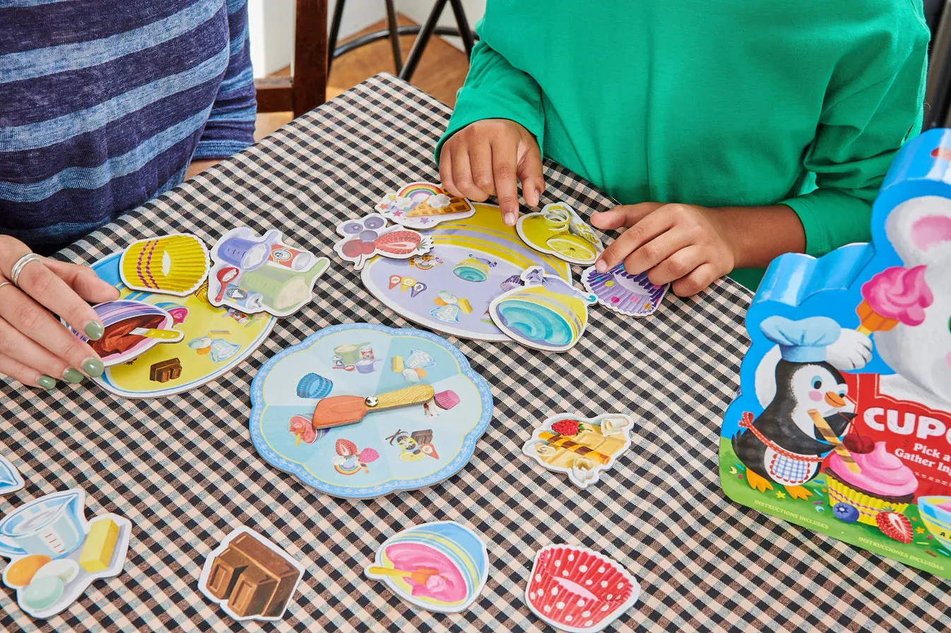 Cupcake Shaped Spinner Game