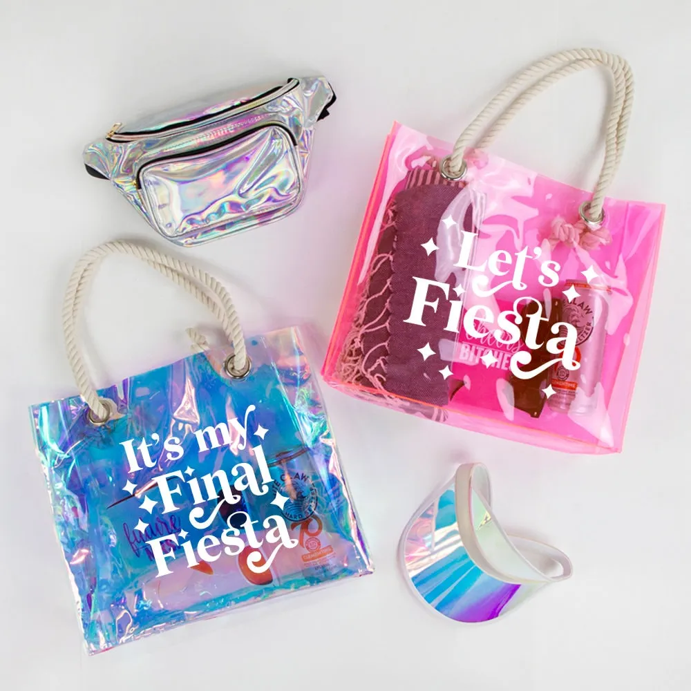 Customized Bridesmaid Waterproof Tote Bags - My Final Fiesta