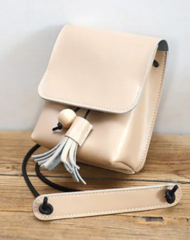 Cute Green LEATHER Small Side Bag Handmade WOMEN Phone Crossbody BAG Purse FOR WOMEN