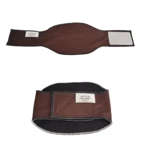 CW Male Dog Belly Band Wrap - Chocolate Brown Style #2