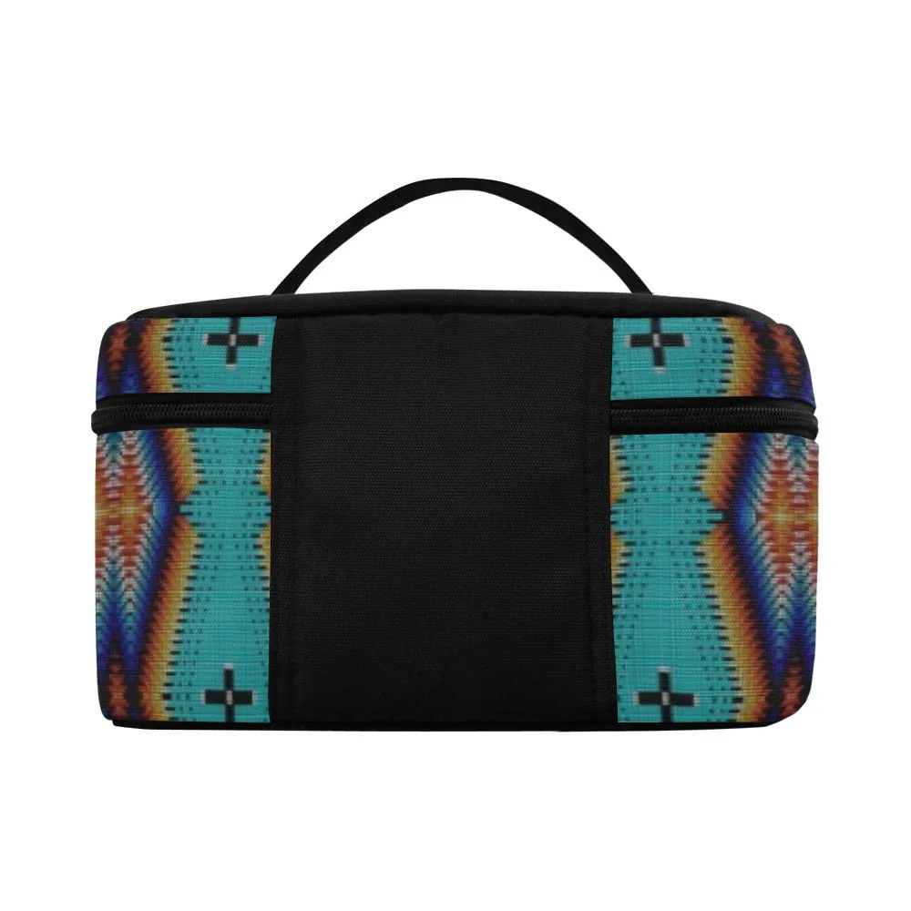 Diamond in the Bluff Turquoise Cosmetic Bag/Large