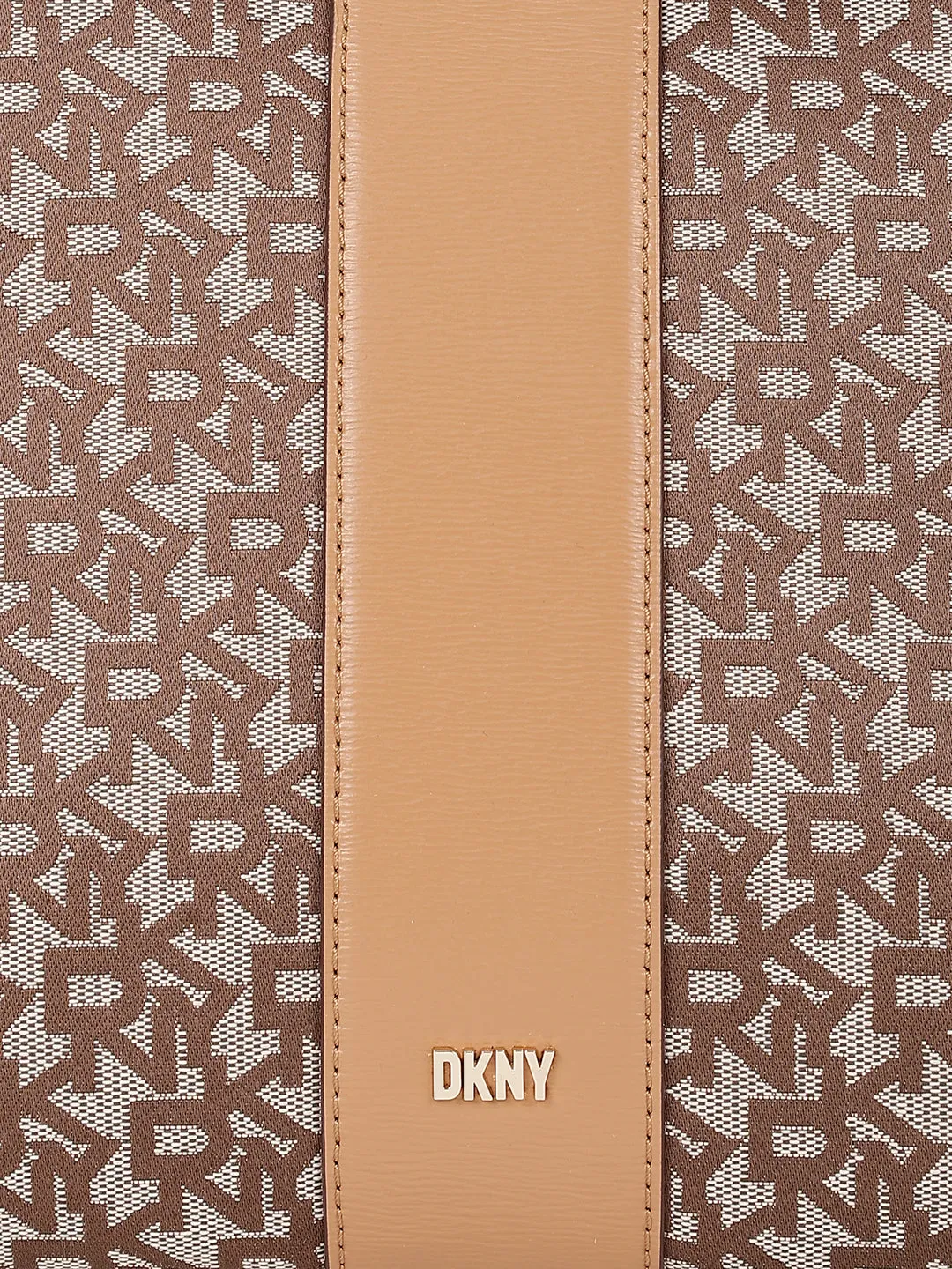 Dkny Women Brown Printed Hobo Bag