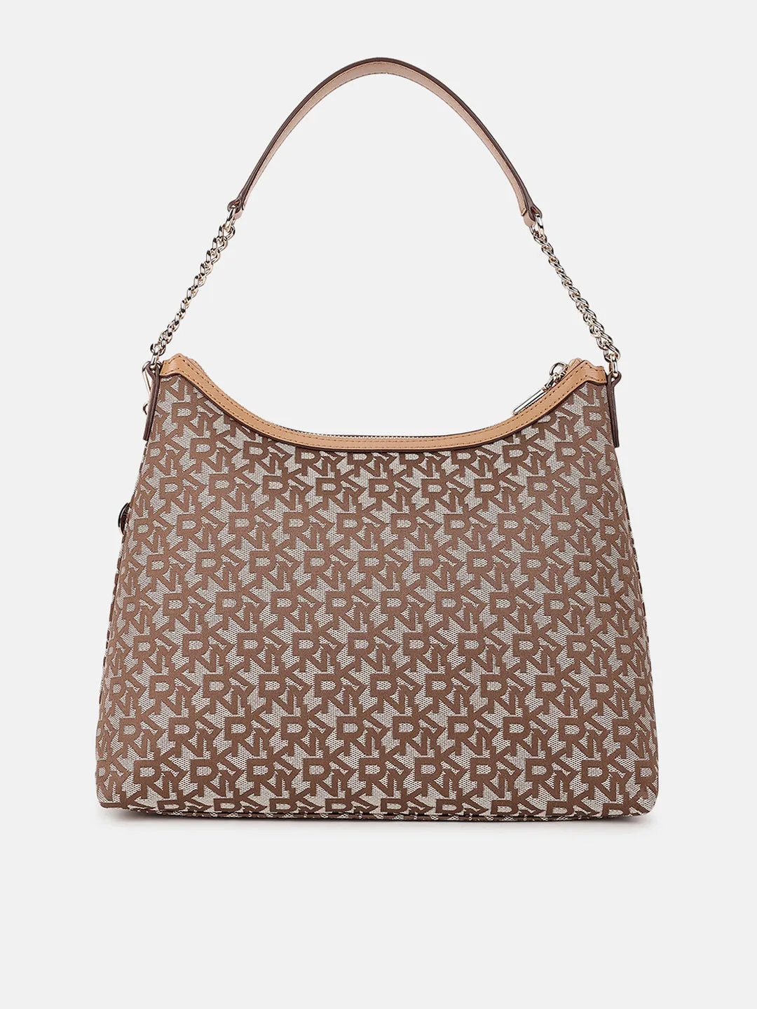 Dkny Women Brown Printed Hobo Bag