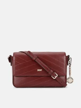 Dkny Women Red Solid Sling Bag