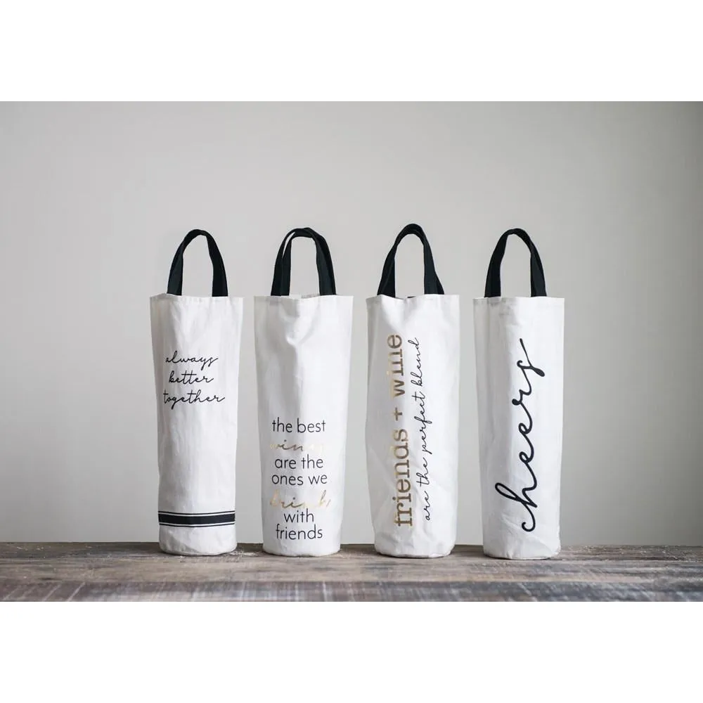 Fabric Wine Gift Bags