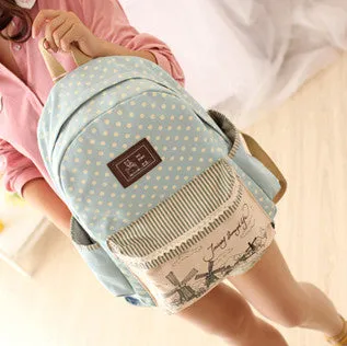 Fashion Canvas Backpack - Free Shipping to N.A.