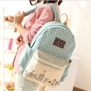 Fashion Canvas Backpack - Free Shipping to N.A.