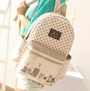 Fashion Canvas Backpack - Free Shipping to N.A.