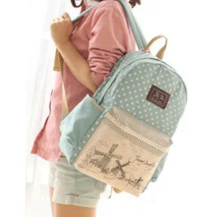 Fashion Canvas Backpack - Free Shipping to N.A.