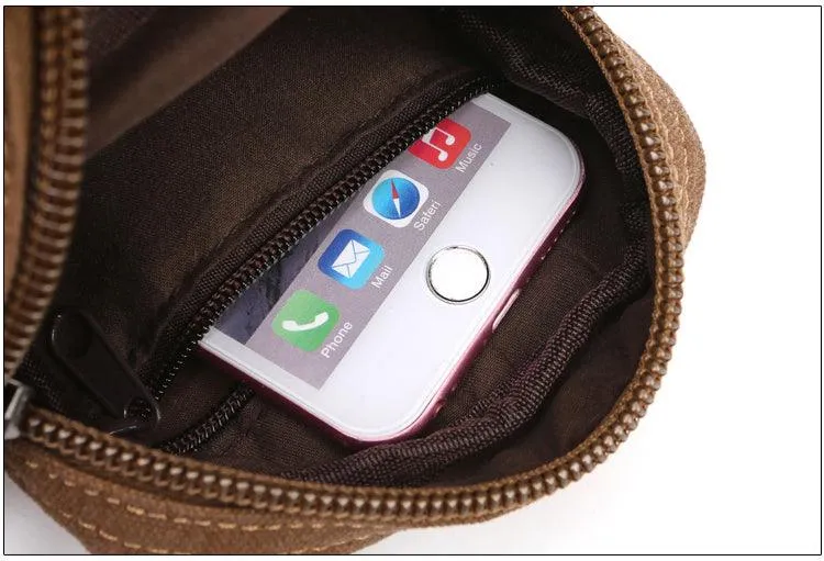 Fashionable Mobile Utility Phone Bag - Black