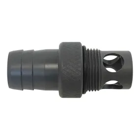 Fatsac - 1" BARBED/SUCTION STOP SAC VALVE THREADS FITTING - W733-SS