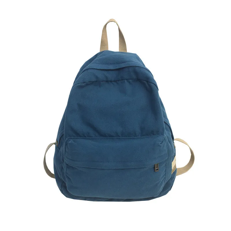 Female student outdoor leisure travel nylon backpack